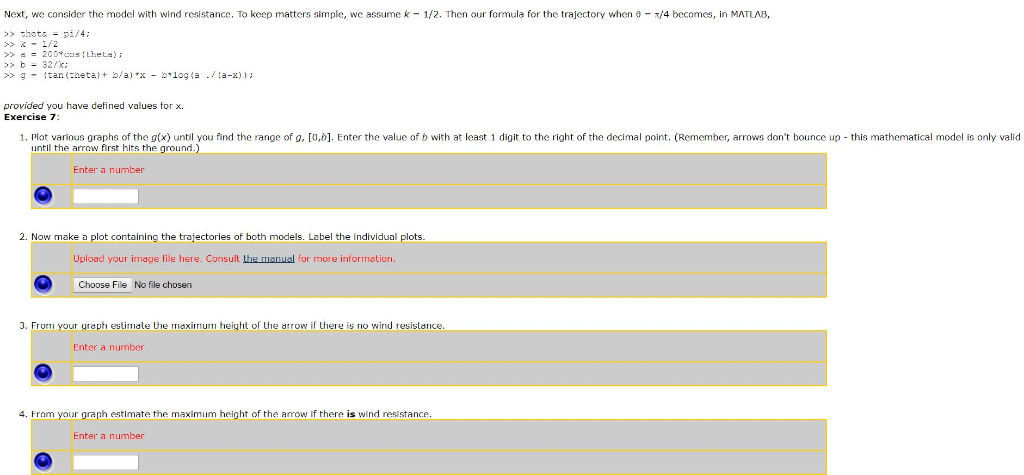 Solved Please answer the questions using MATLAB. Posing the | Chegg.com