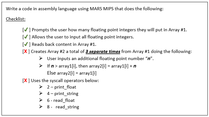 Solved Help! I have the first couple items but not the last | Chegg.com