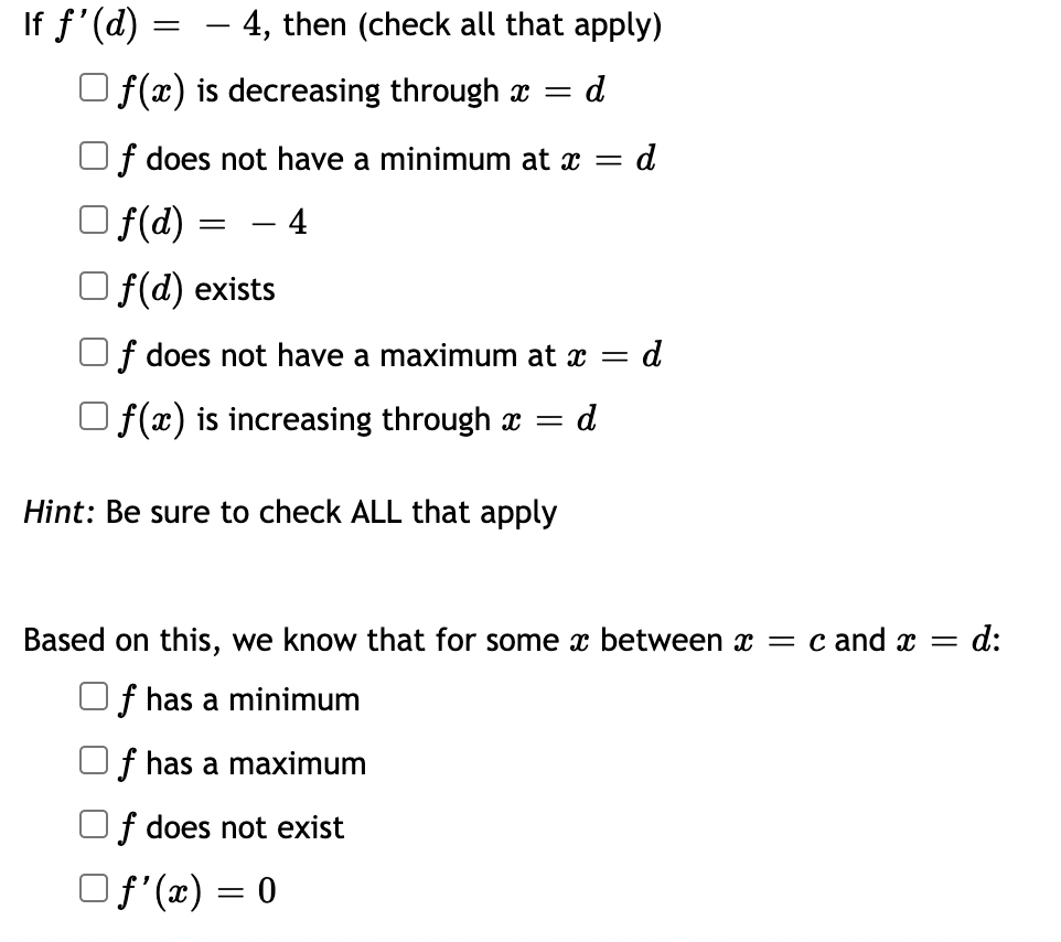 Solved Calculus I 3.3 Increasing and decreasing | Chegg.com