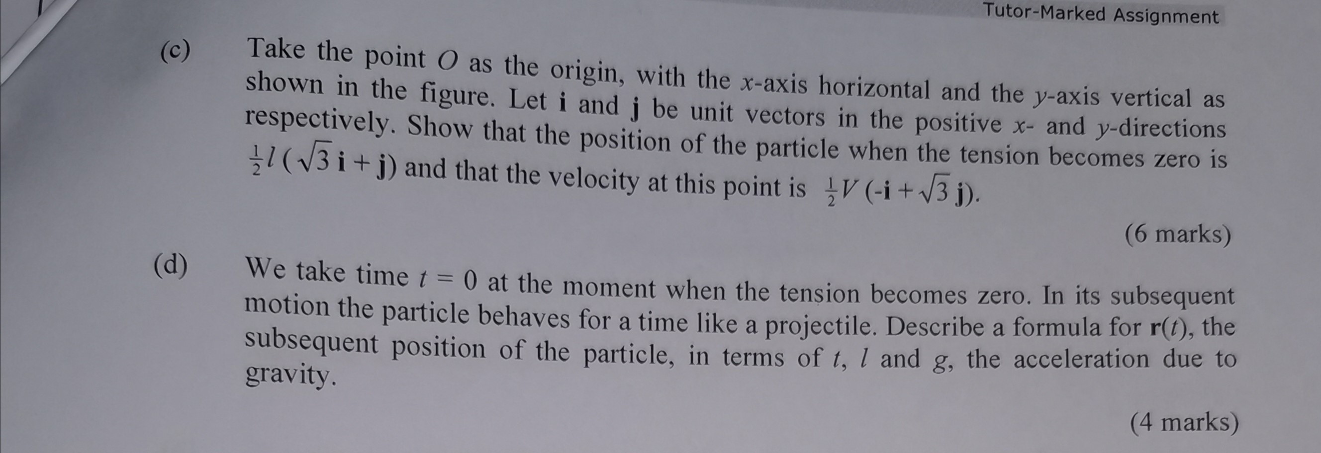 Solved Question 4 A Pendulum Consists Of A Particle P Of Chegg Com