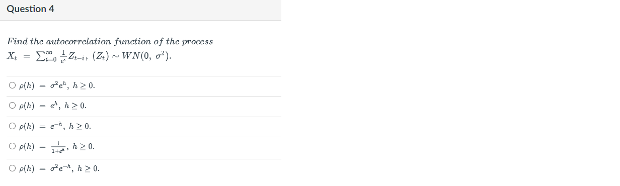 Solved Find The Autocorrelation Function Of The Process | Chegg.com