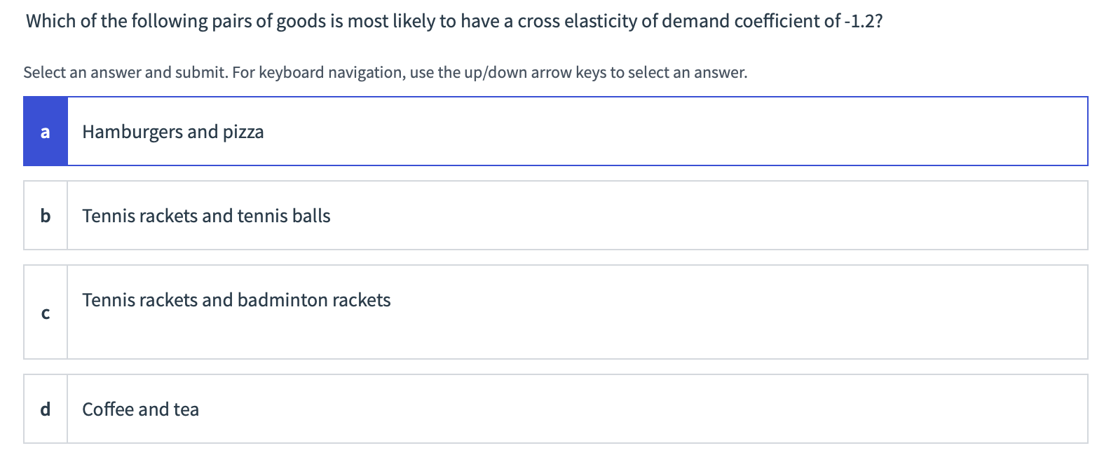 Solved Which of the following pairs of goods is most likely | Chegg.com