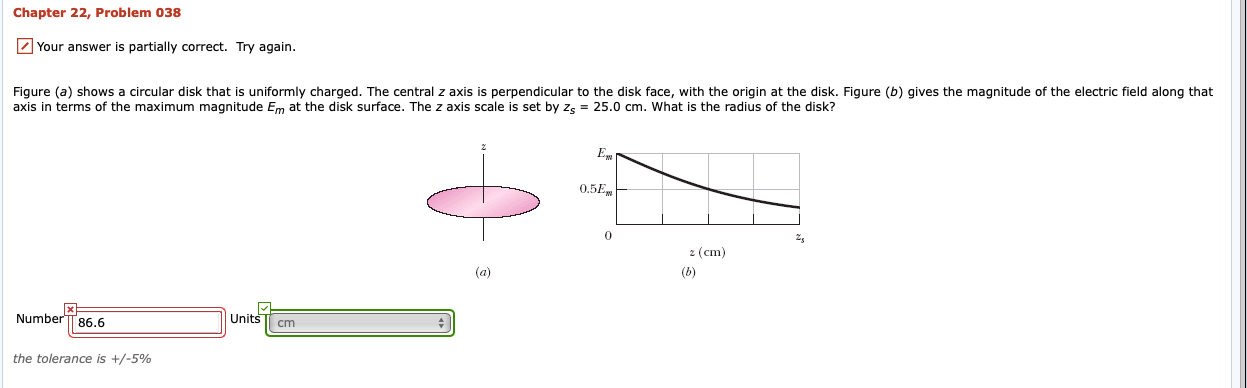 Solved Chapter 22, Problem 026 GO Your answer is partially | Chegg.com