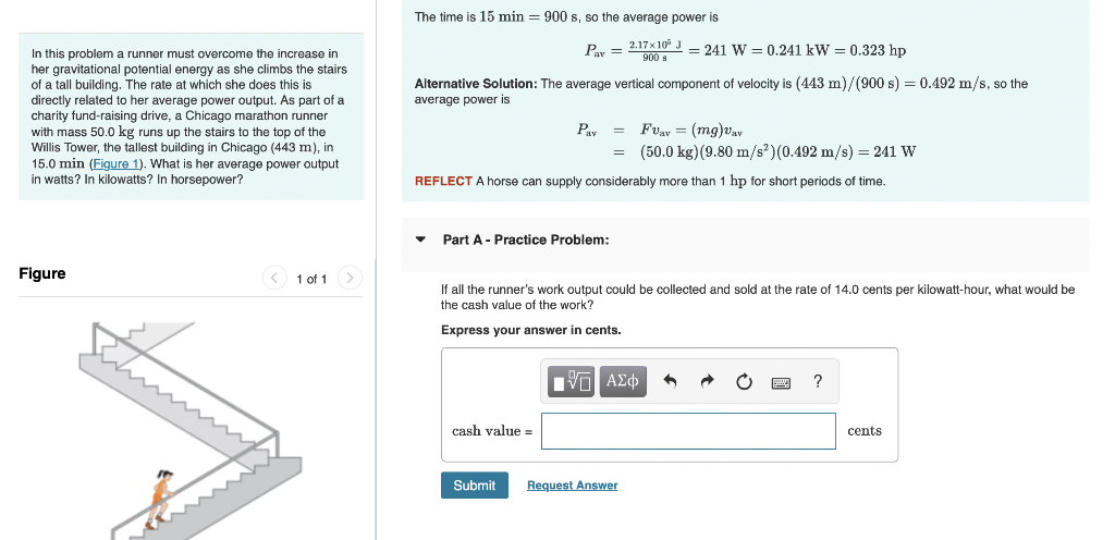 Solved In this problem a runner must overcome the increase | Chegg.com