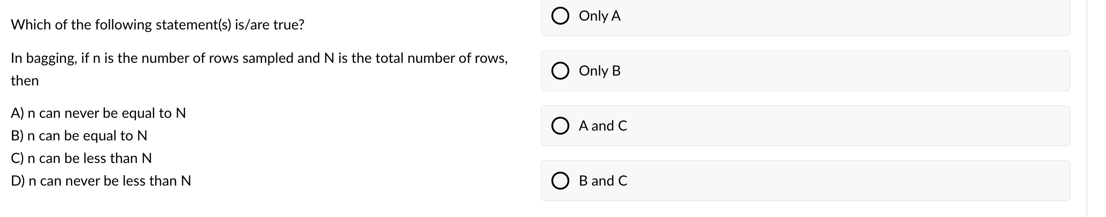 Solved Only A Which of the following statement(s) is/are | Chegg.com