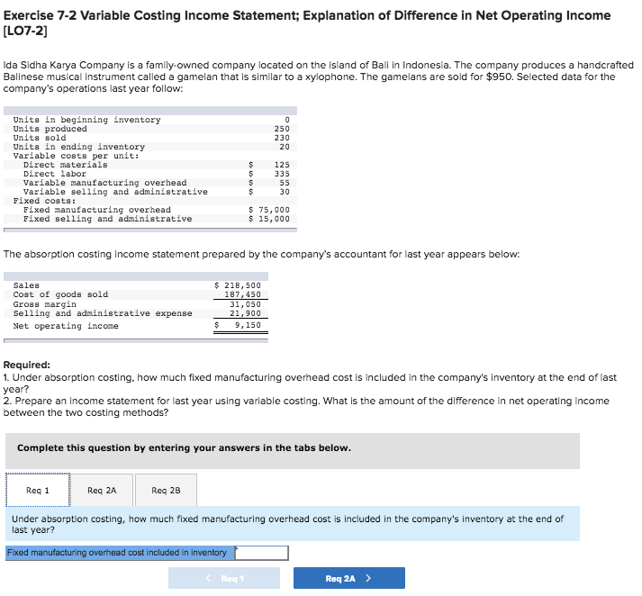How To Find Net Income Using Variable Costing Haiper 8834