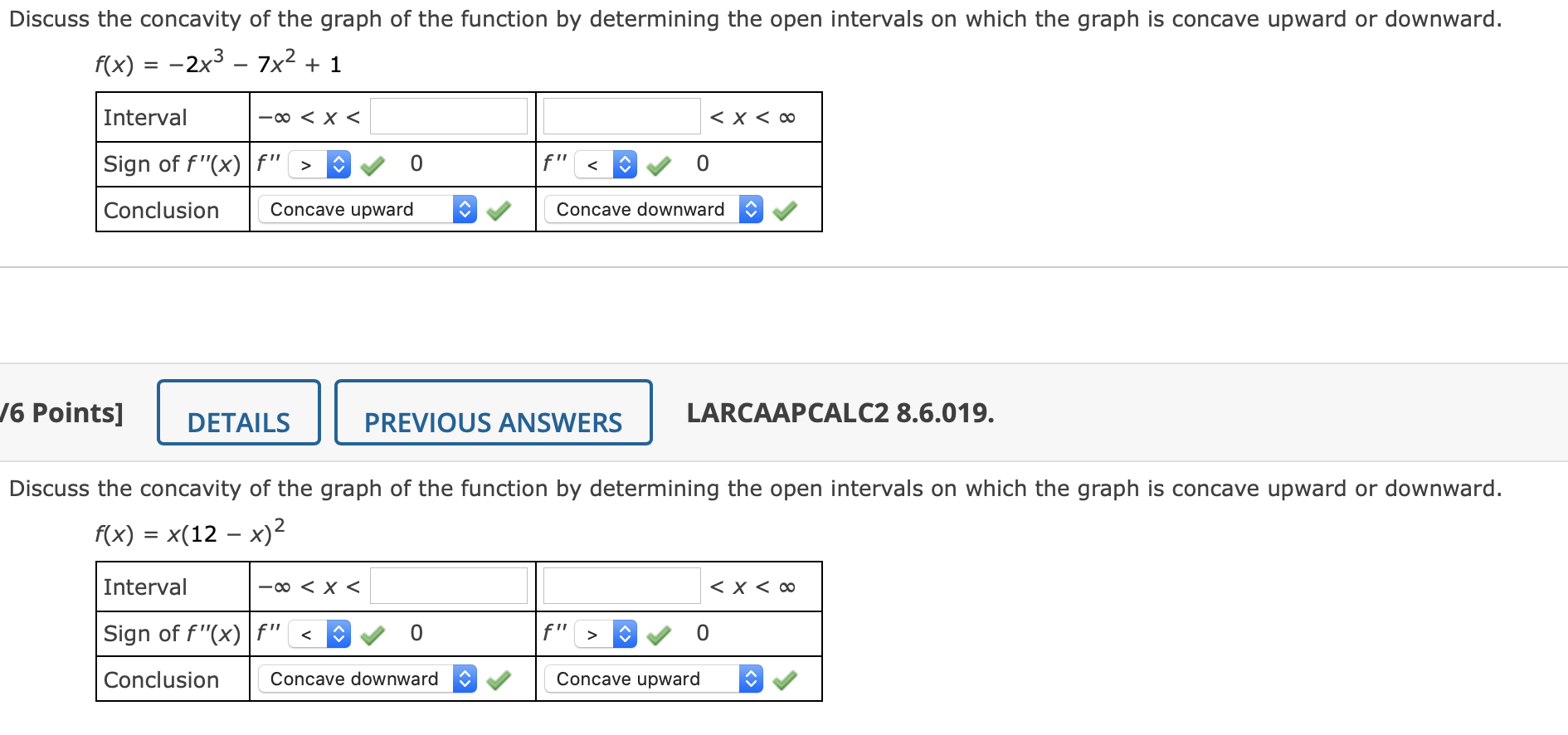 Solved Discuss the concavity of the graph of the function by | Chegg.com