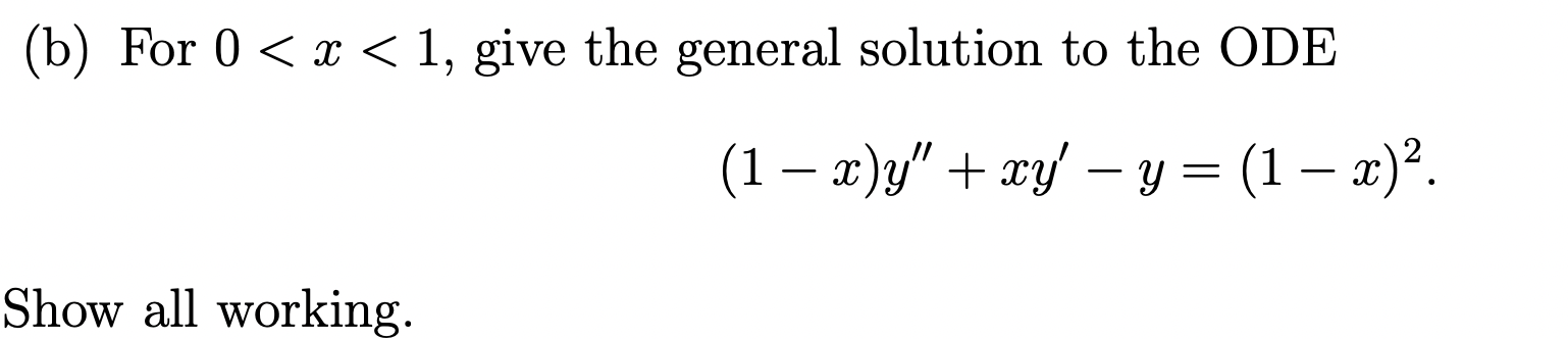 Solved (b) For 0 | Chegg.com