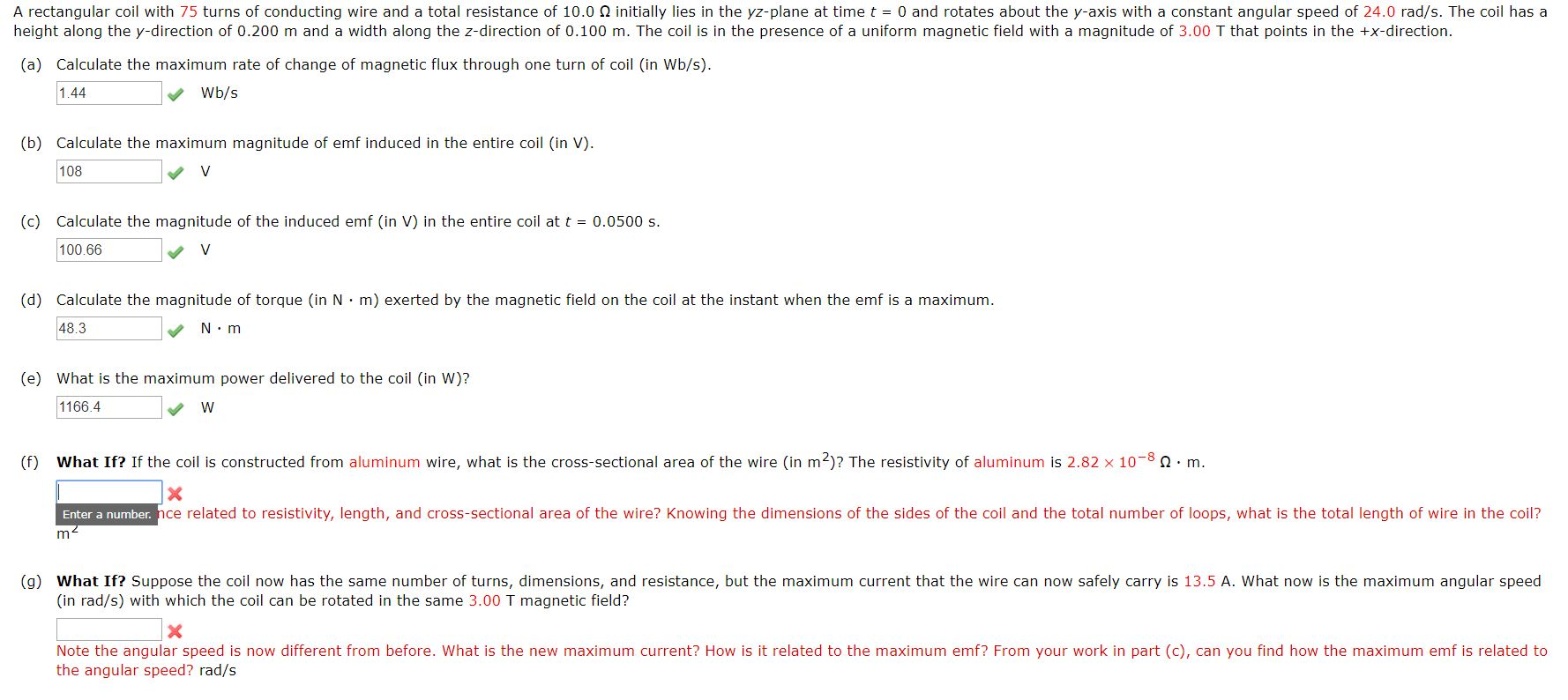 Solved A Rectangular Coil With 75 Turns Of Conducting Wir Chegg Com