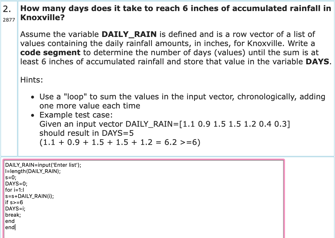 Solved Need in Matlab this code below is wrong. Please help | Chegg.com