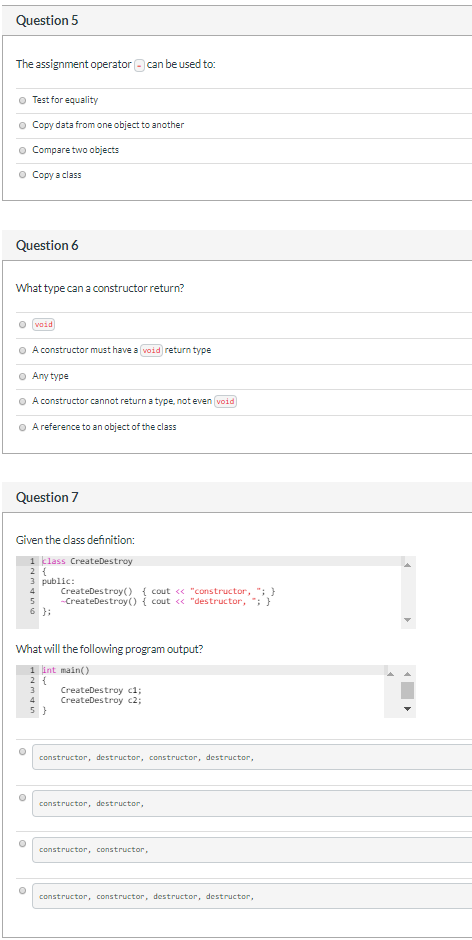 the result of an assignment operator should not be used