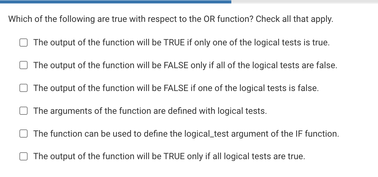 Solved Which of the following are true with respect to the | Chegg.com