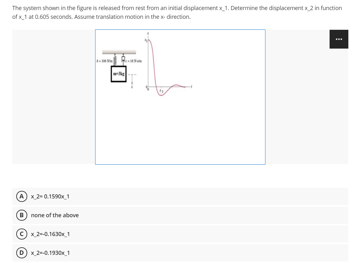 Solved The system shown in the figure is released from rest | Chegg.com