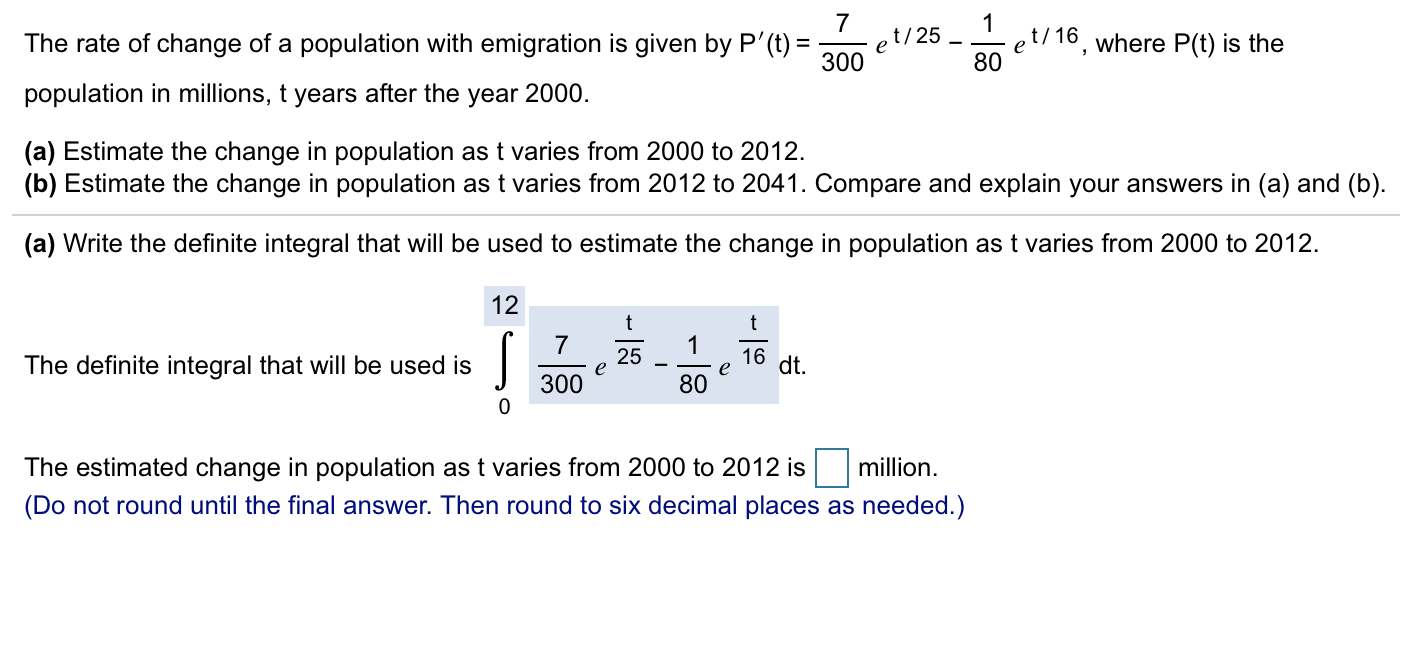 Solved Fet/16, where P(t) is the The rate of change of a | Chegg.com