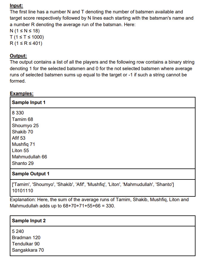 Solved Note: Take Input As File.txt Also The Output Will Be | Chegg.com