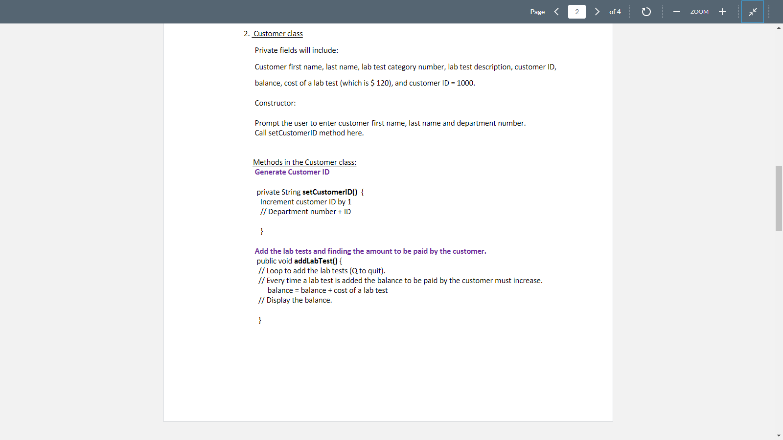 I need help with a Java program. Please follow the | Chegg.com
