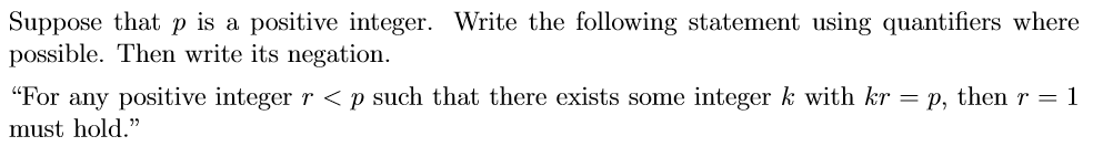 Solved Suppose that p is a positive integer. Write the | Chegg.com