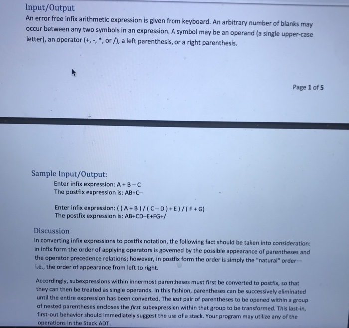 Solved Input/Output An error free in occur between any two | Chegg.com
