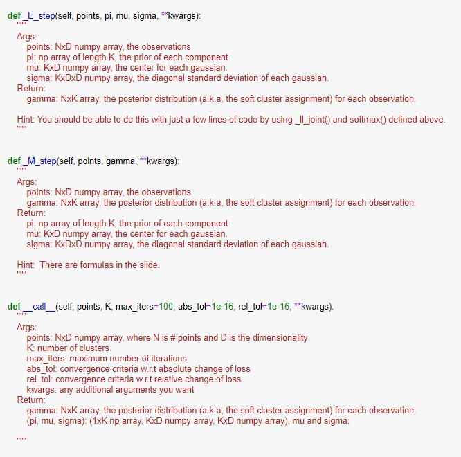 class CleanData(object) def __init__(self) No need