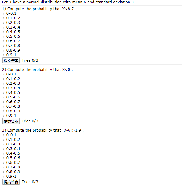 Solved Let X have a normal distribution with mean 6 and | Chegg.com