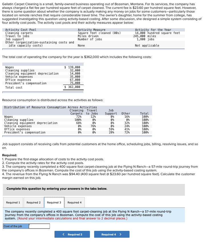 Solved Gallatin Carpet Cleaning is a small, familyowned