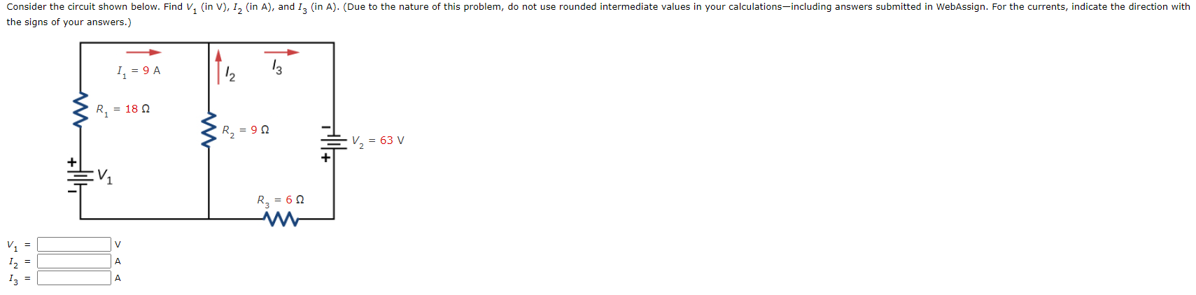 Solved Consider the circuit shown below. Find V (in V), 12 | Chegg.com