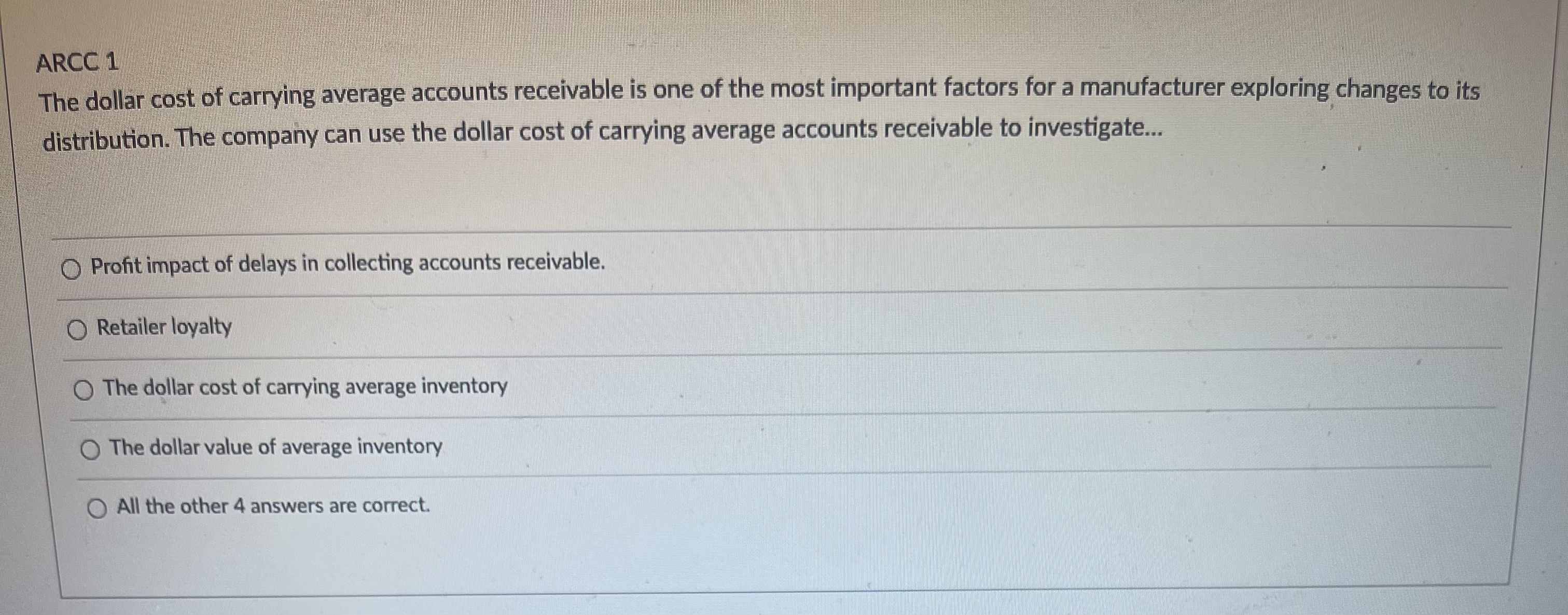 solved-arcc-1-the-dollar-cost-of-carrying-average-accounts-chegg