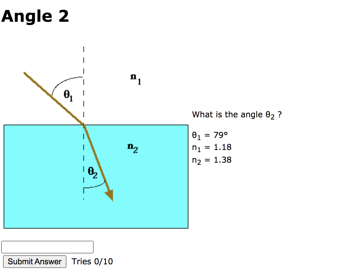Solved Angle 2 n 11 e What is the angle 82 ? 12 01 = 790 ni | Chegg.com