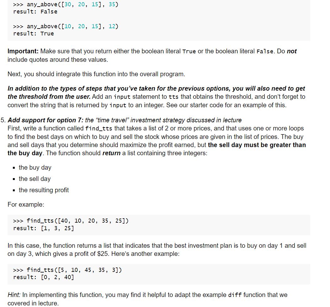 Solved Running the program The starter code that we've given | Chegg.com