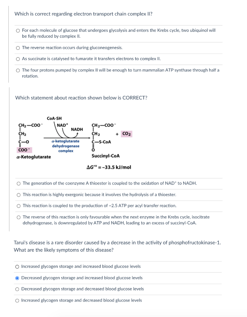 Solved Which is correct regarding electron transport chain | Chegg.com