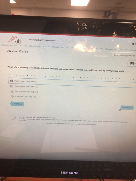 Solved: Assessment: ATI TEAS Science Ati Question: 41 Of 5... | Chegg.com