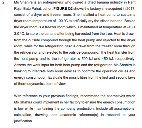 Solved Heat Pump Dryer Room Freezer Room Refrigerator