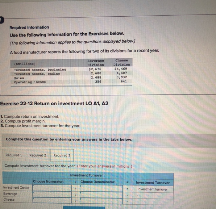 Solved 9 Required information Use the following information | Chegg.com