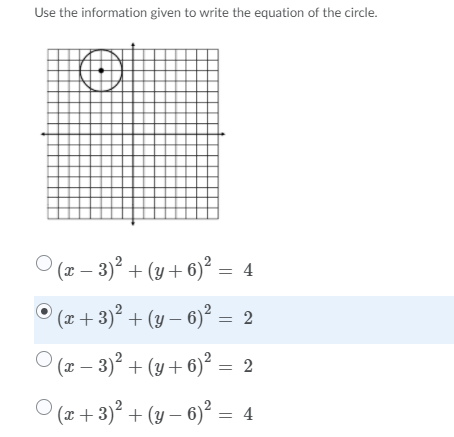 Solved Use the information given to write the equation of | Chegg.com