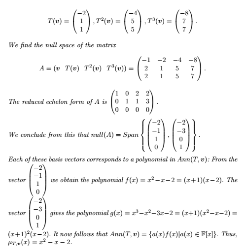 Solved 3. Determine the minimal polynomial of the operator T | Chegg.com