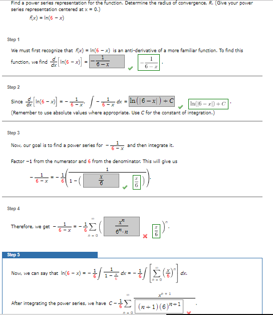 Find A Power Series Representation For The Function Chegg 