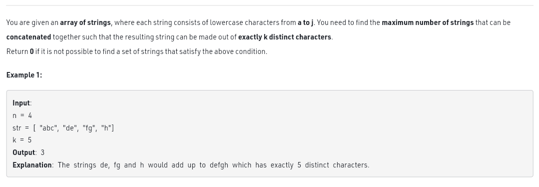 Solved You are given an array of strings, where each string | Chegg.com