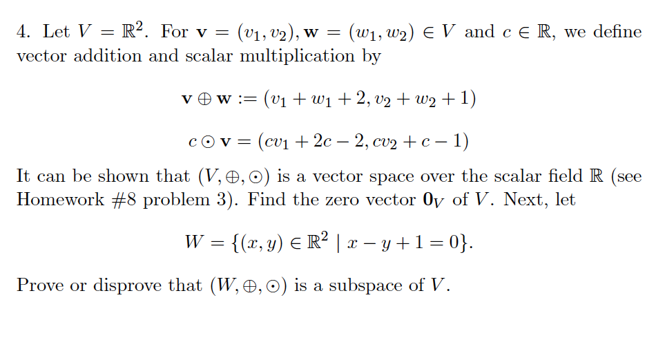 Solved 3. Let V1 (1,1,1), V2 = (3,4,-2), and v3 = (4,4,3). | Chegg.com