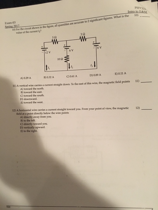 Solved For the circuit shown in the figure, all quantities | Chegg.com