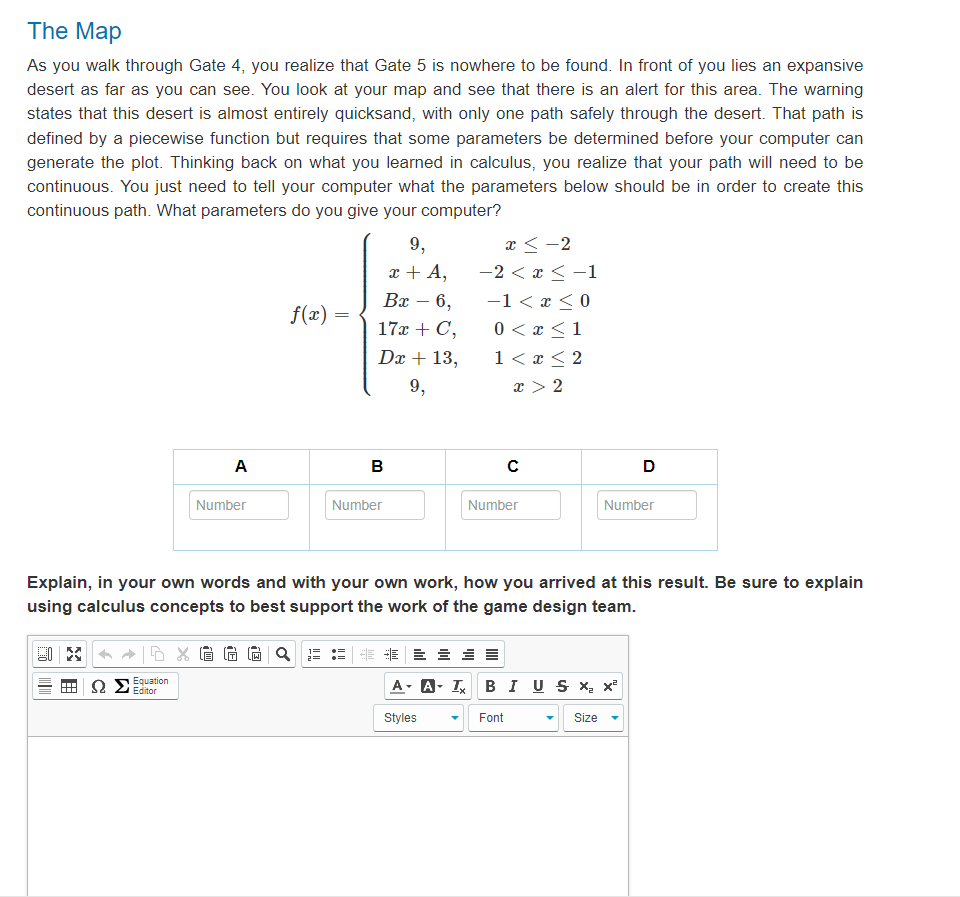 Solved The Map As you walk through Gate 4, you realize that | Chegg.com