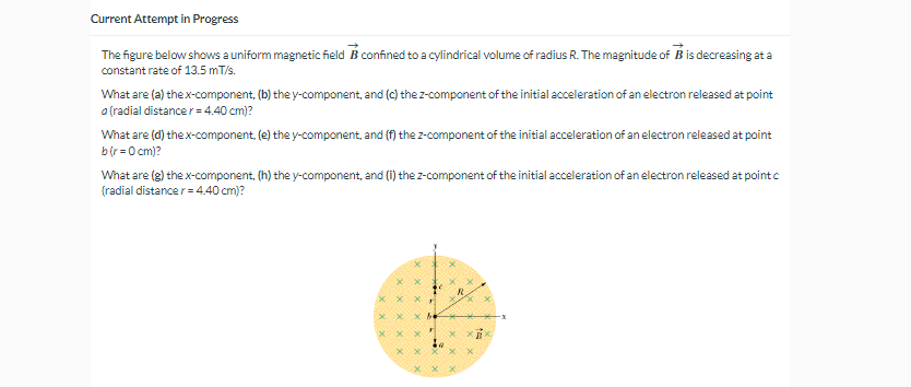 Solved The figure below shows a uniform magnetic field B | Chegg.com