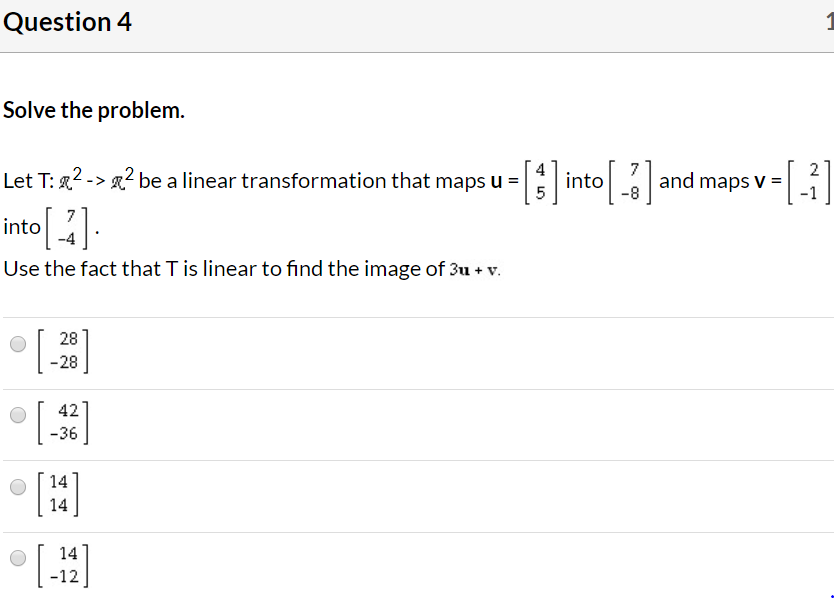 Solved Question 1 Solve the problem. 1-2 1 41 Determine if | Chegg.com
