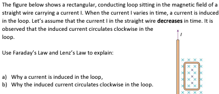 Solved The figure below shows a rectangular, conducting loop | Chegg.com