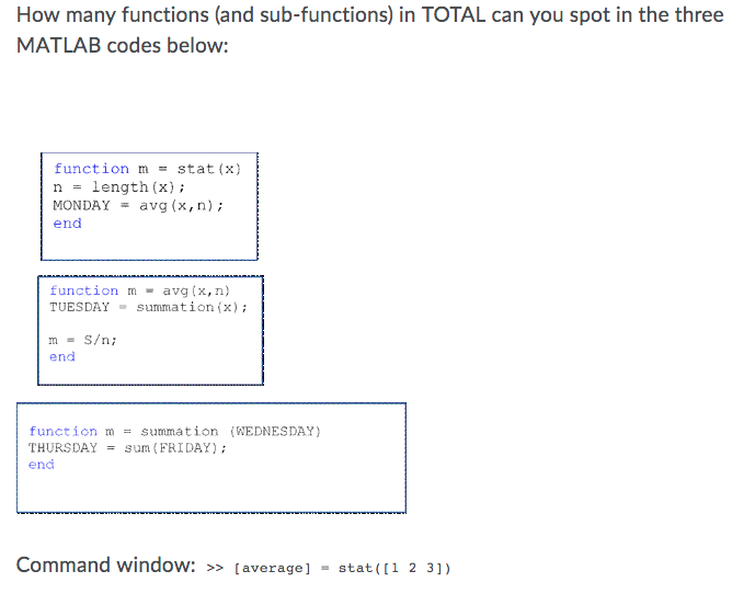 Solved How many functions (and sub-functions) in TOTAL can | Chegg.com