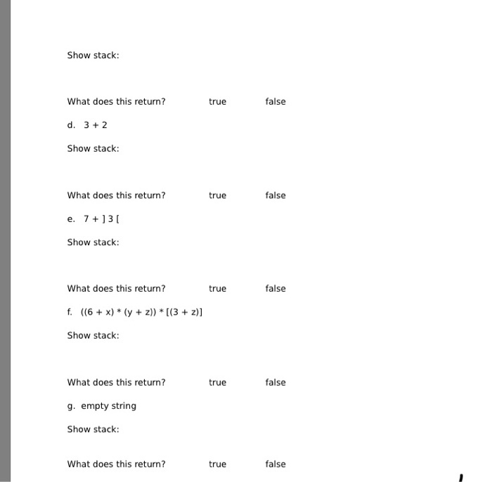 Stacks can by handy for solving problems. For | Chegg.com