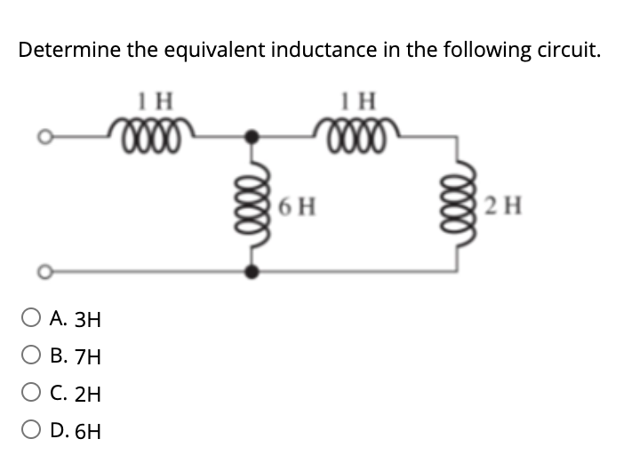 Solved Determine the equivalent inductance in the following | Chegg.com