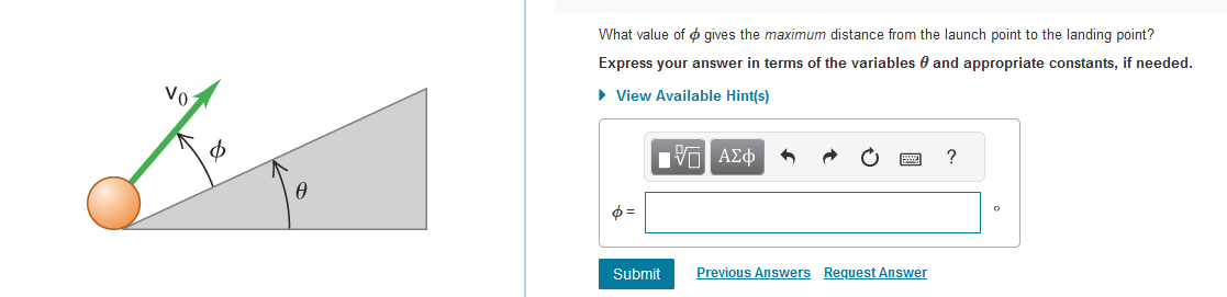 Solved What value of ϕgives the maximum distance from the | Chegg.com