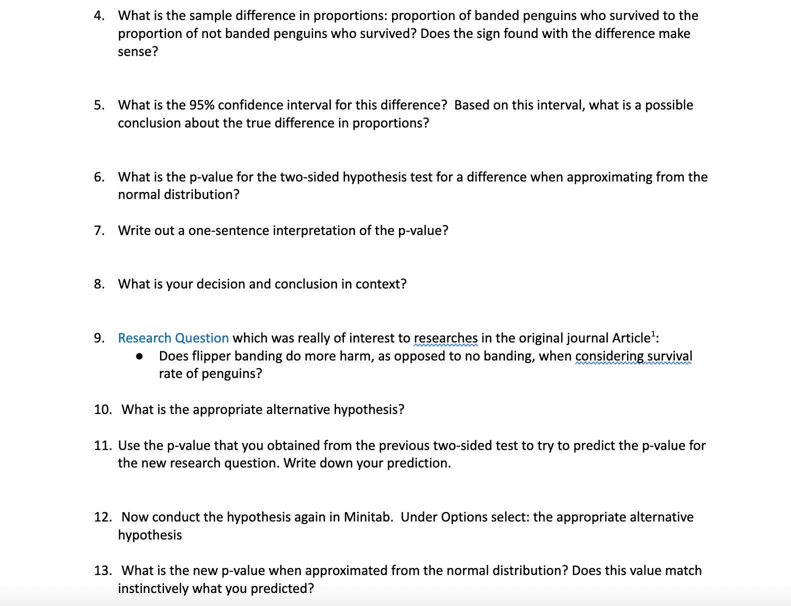 4. What is the sample difference in proportions: | Chegg.com