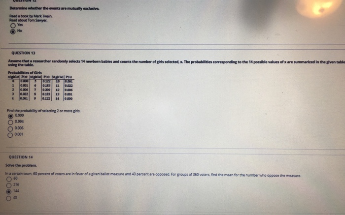 Solved I just want to make sure all my answers are correct | Chegg.com