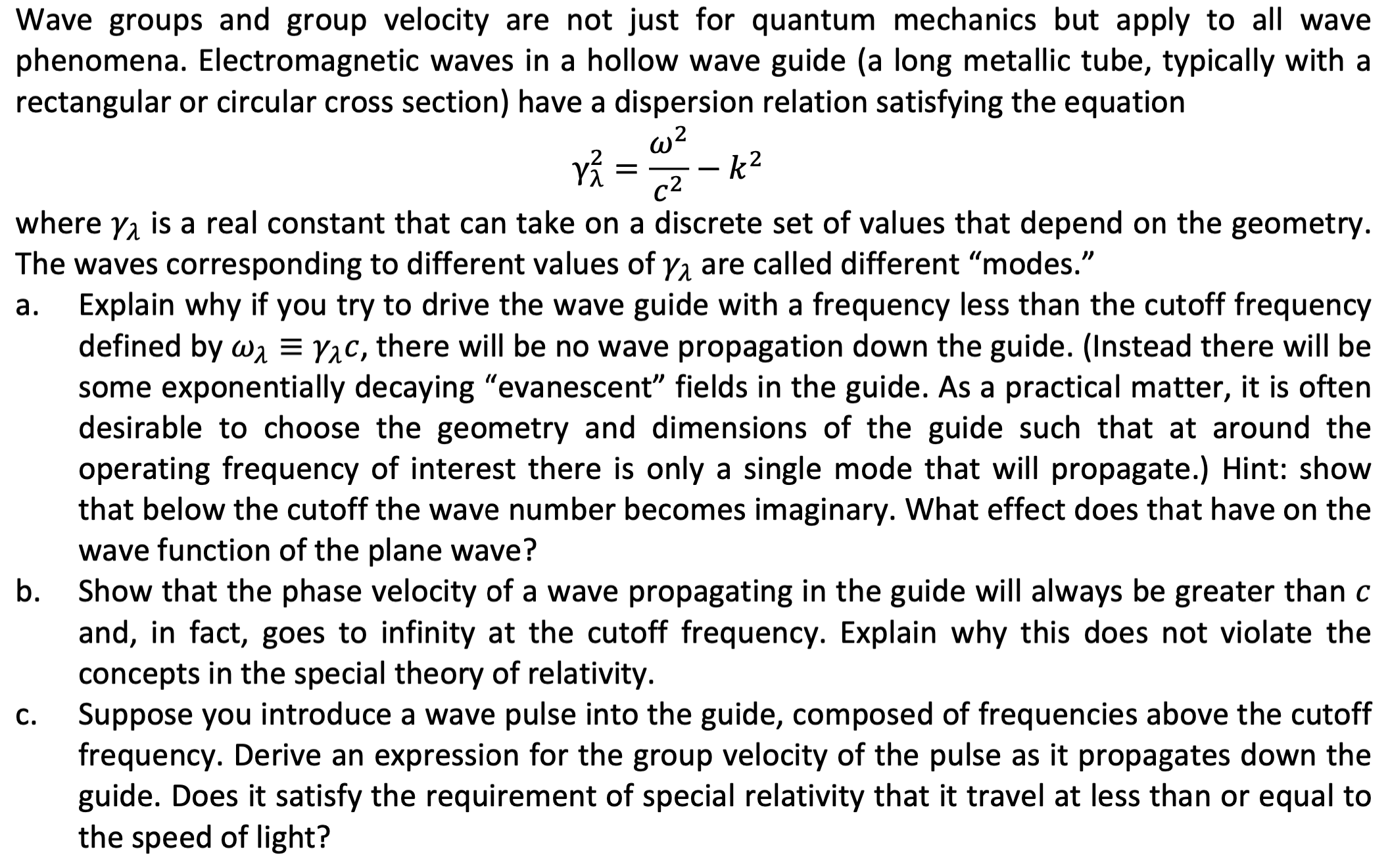 solved-wave-groups-and-group-velocity-are-not-just-for-chegg